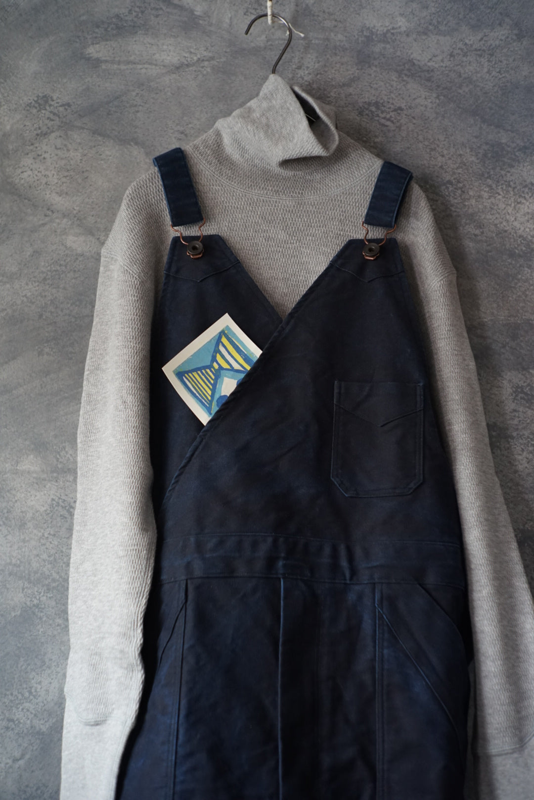 オーバーオールⅠインディゴモールスキン