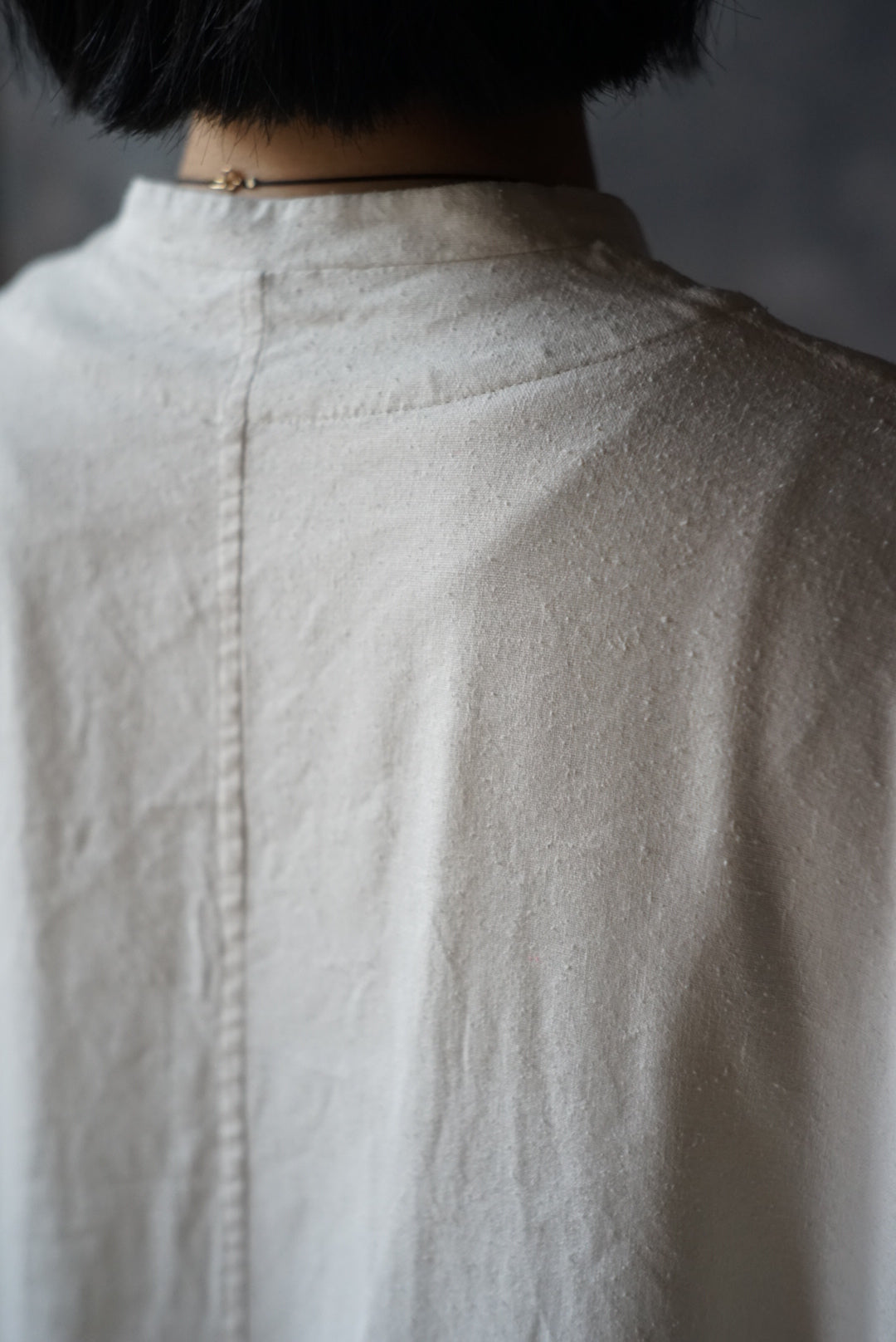 マオカラーダブルブレストワンピース