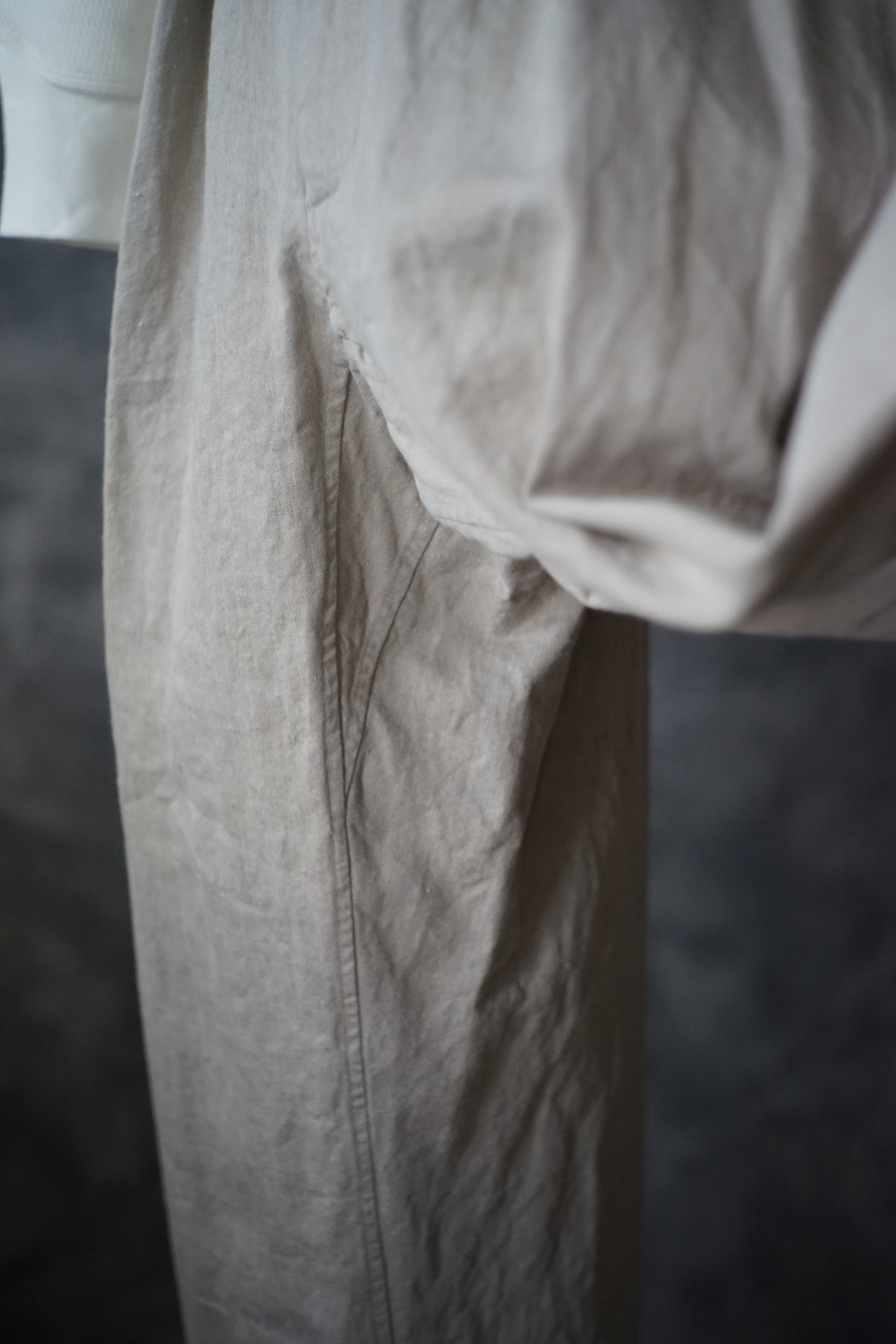 オーバーオールIIIワイドストレートタイプ 厚リネン