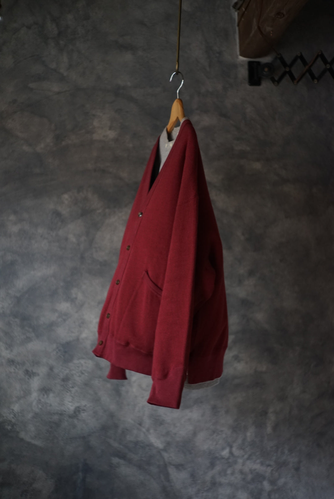 ローゲージ風コットンカットソールーズカーディガン