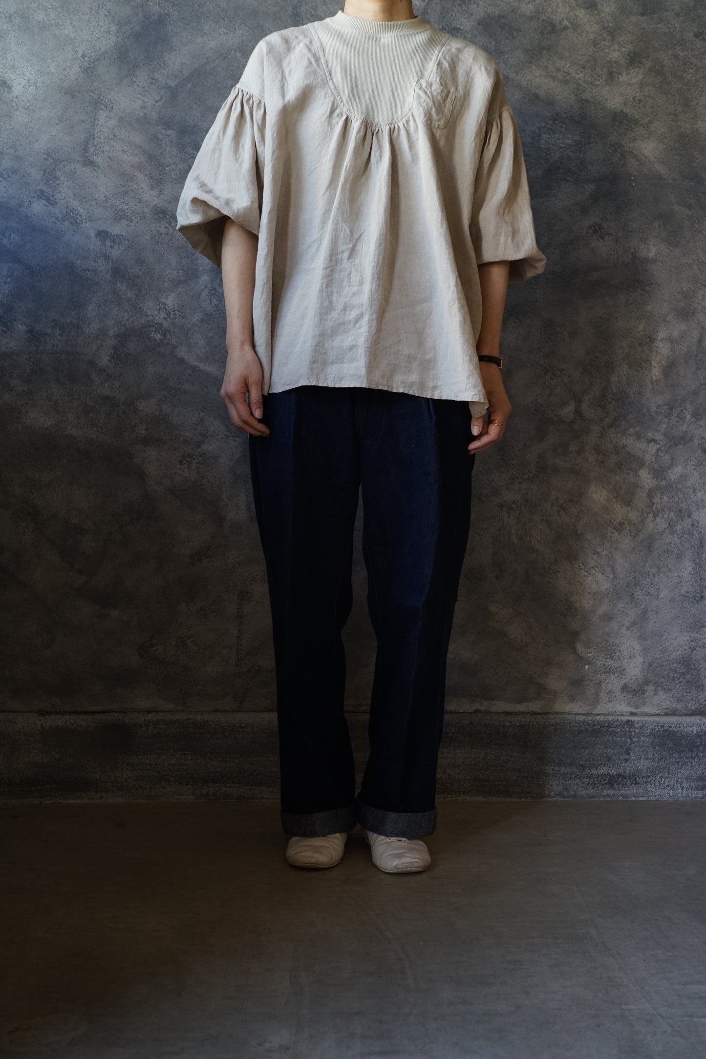CSビブ切り替えチュニック