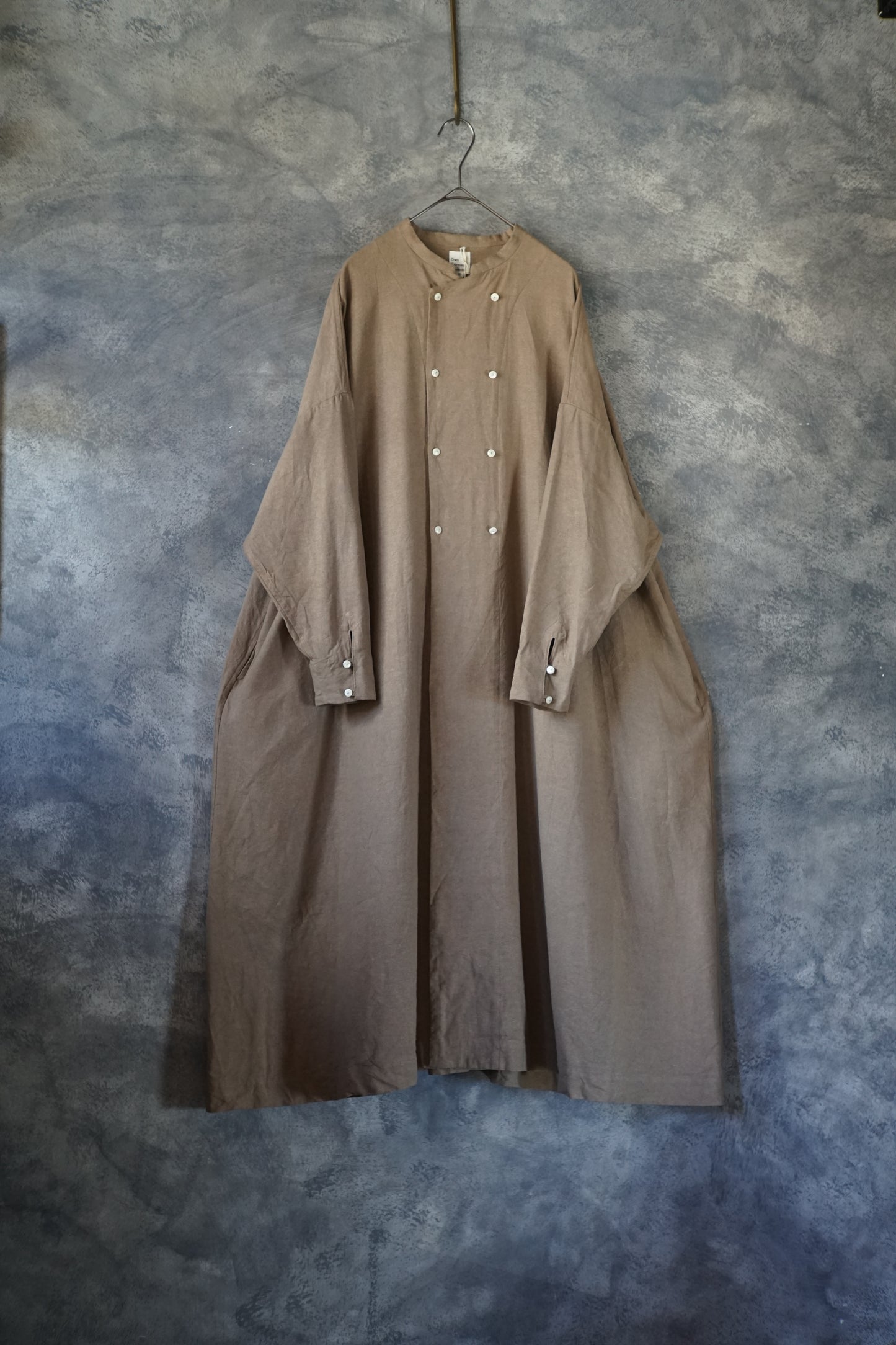 【NEW】マオカラーダブルブレストワンピース
