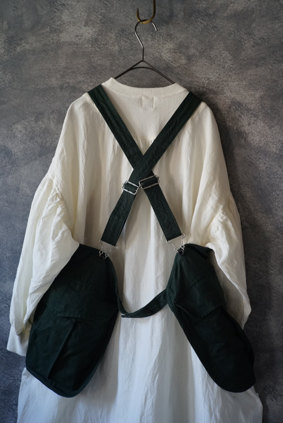 【受注生産】ハンティングエプロンベスト厚手リネン