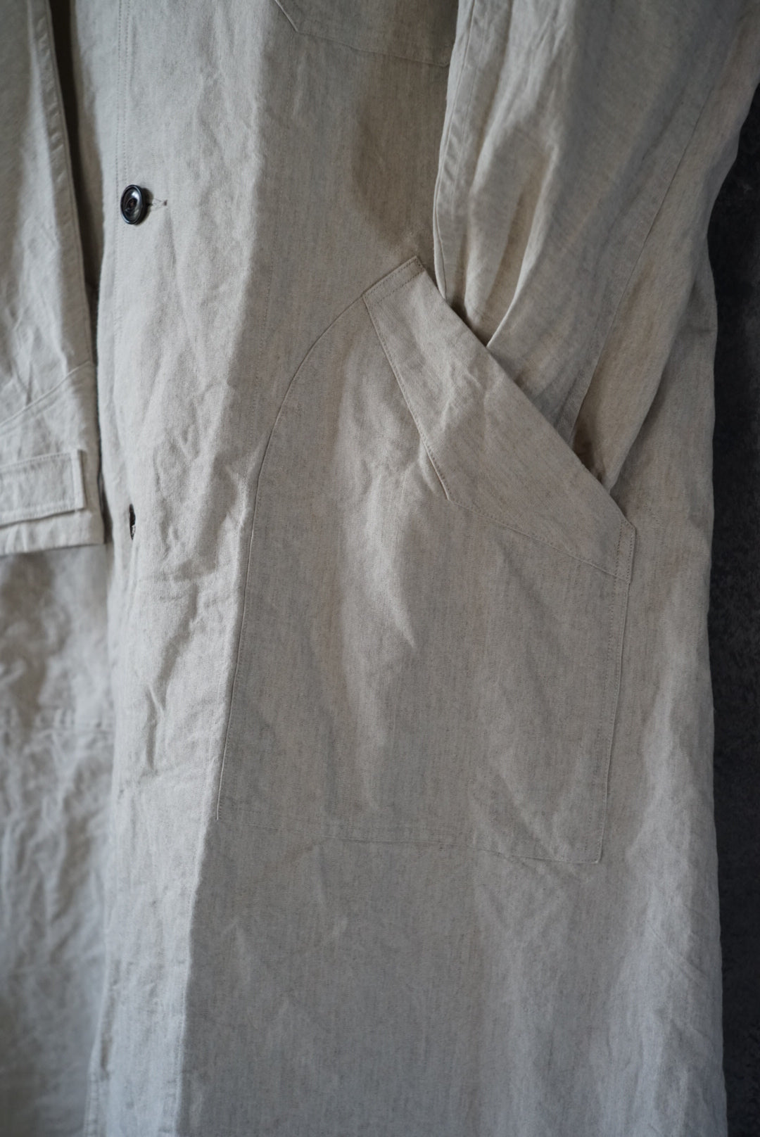 和紙リネンショップコート