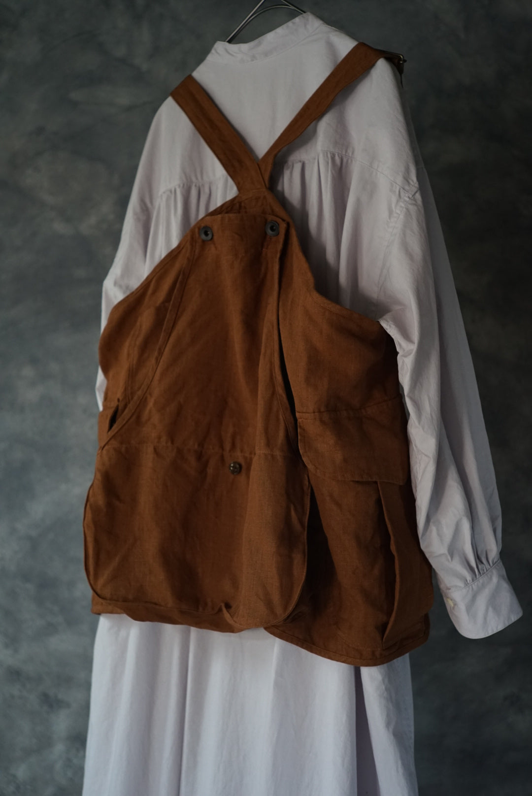 hunting apron vest thick linen
