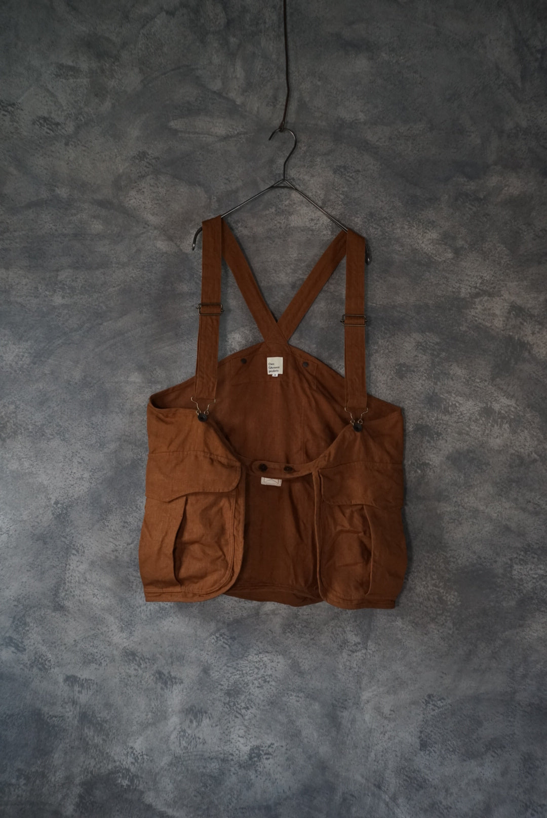 hunting apron vest thick linen