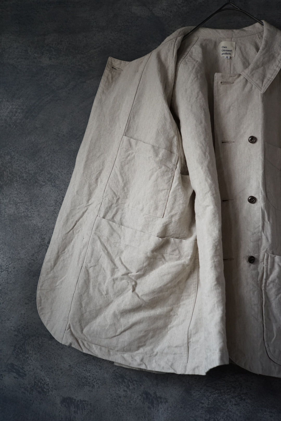 和紙リネンカバーオール