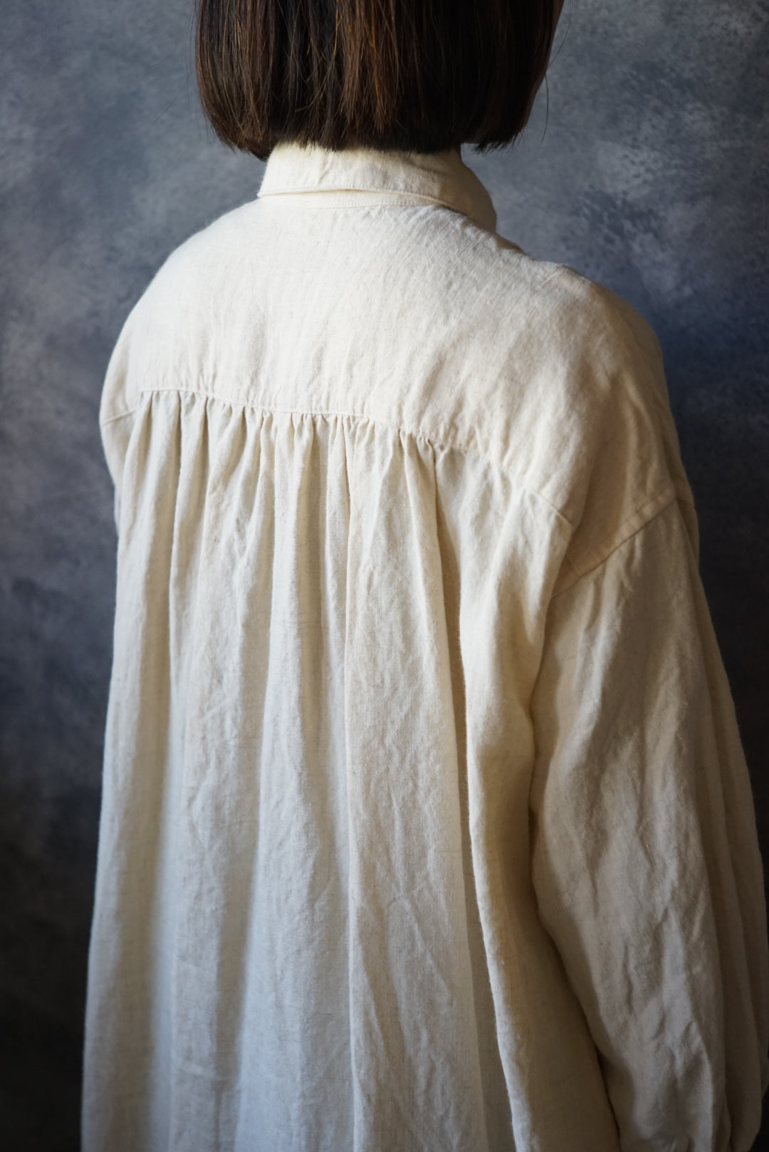 ヘンプ・アンティークピンタックワンピース