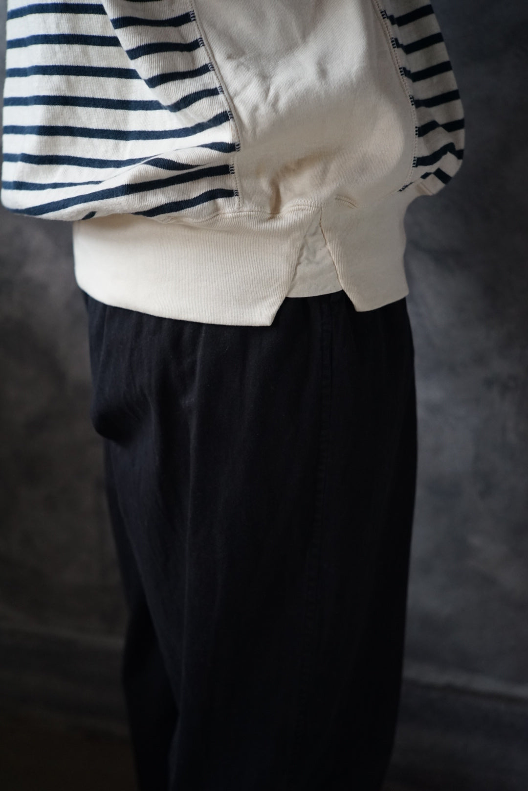 オリジナルボーダーリバースキタウラケトレーナー