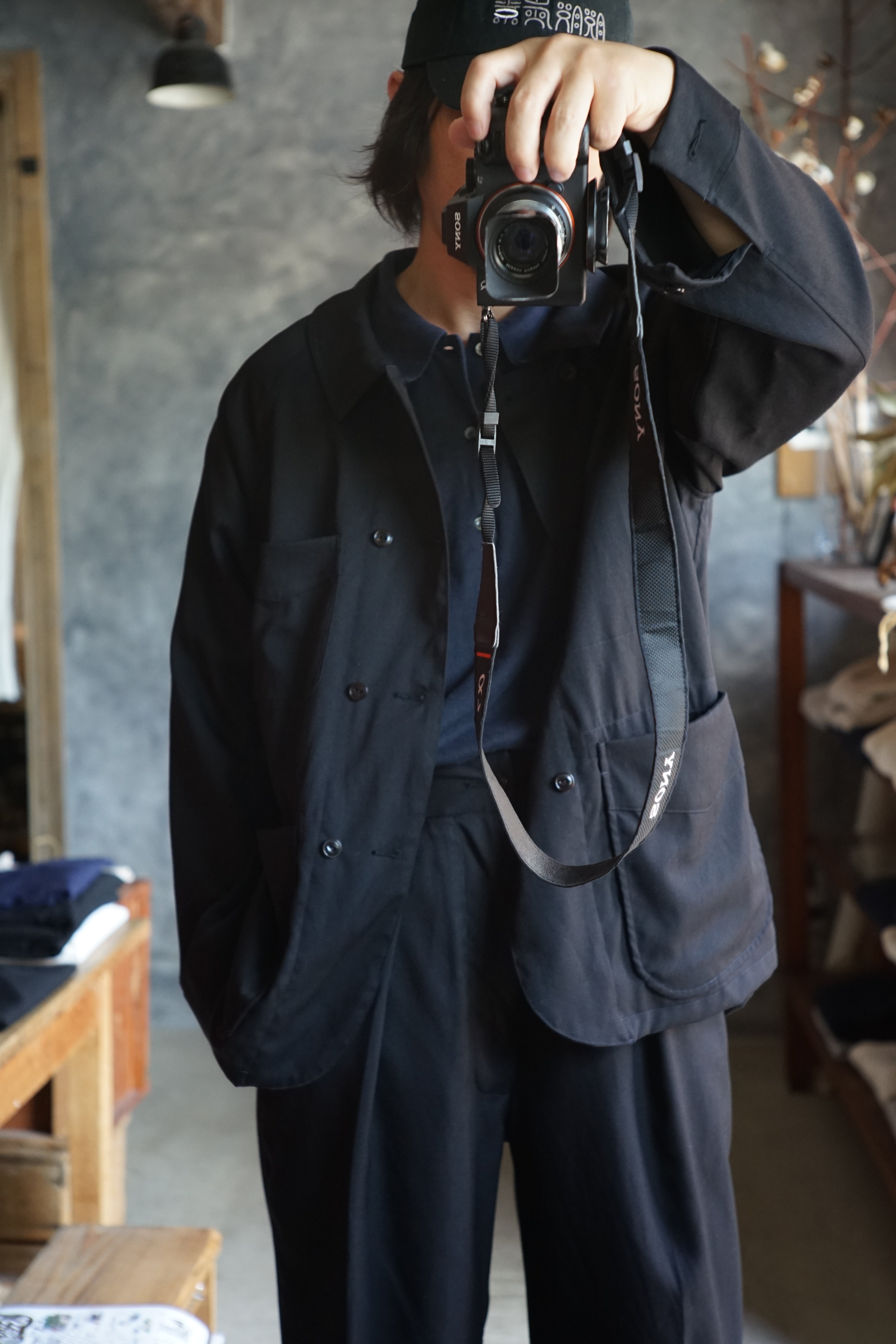 NEW】ダブルブレストカバーオール ウォッシャブルウール – 縫人-nuito-