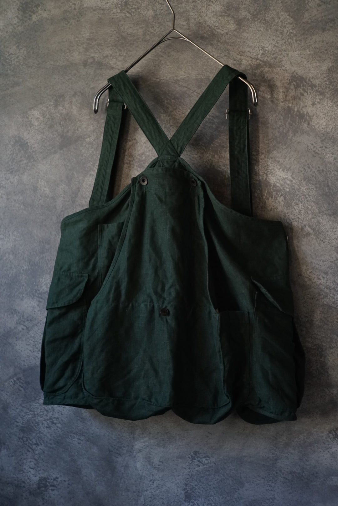 hunting apron vest thick linen