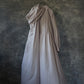 Antique pintuck dress cotton linen