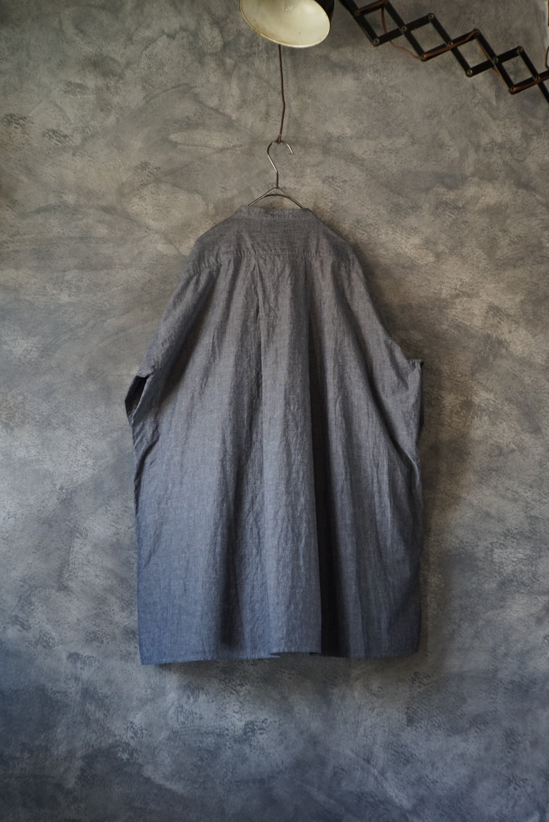 ivory_fukuoka45R/45rpm   インディゴリネンピンタックビッグシャツ