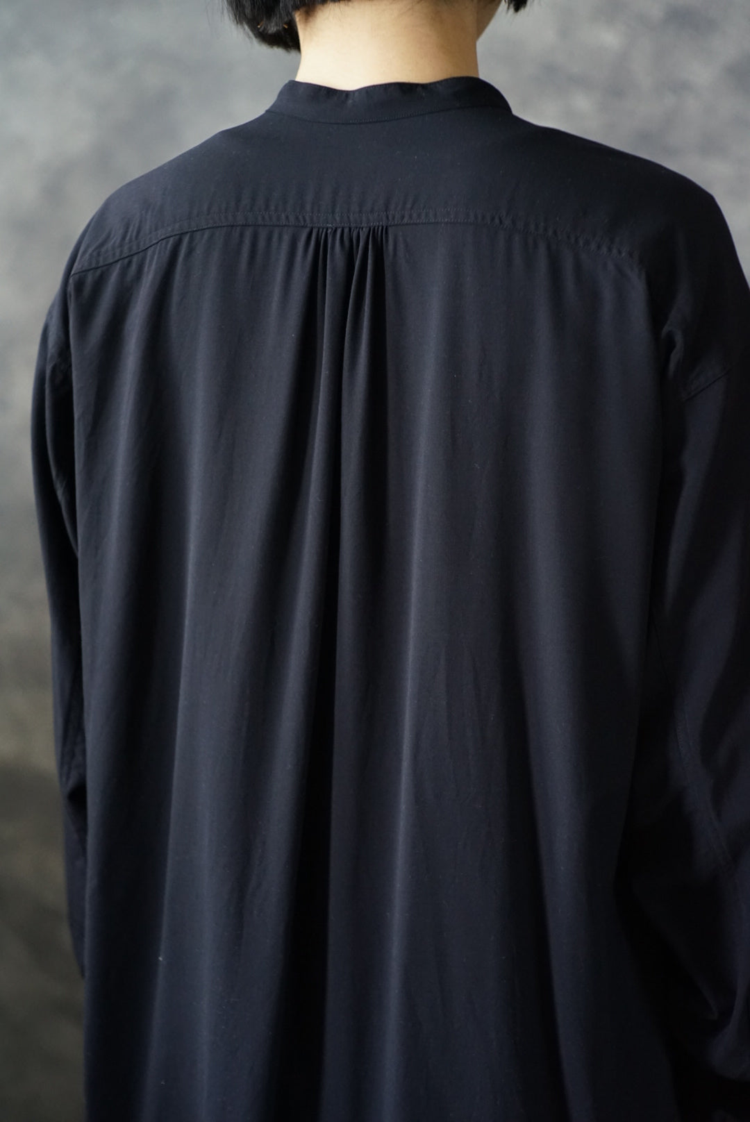 【NEW】ウォッシャブルウールロングミリタリーシャツ
