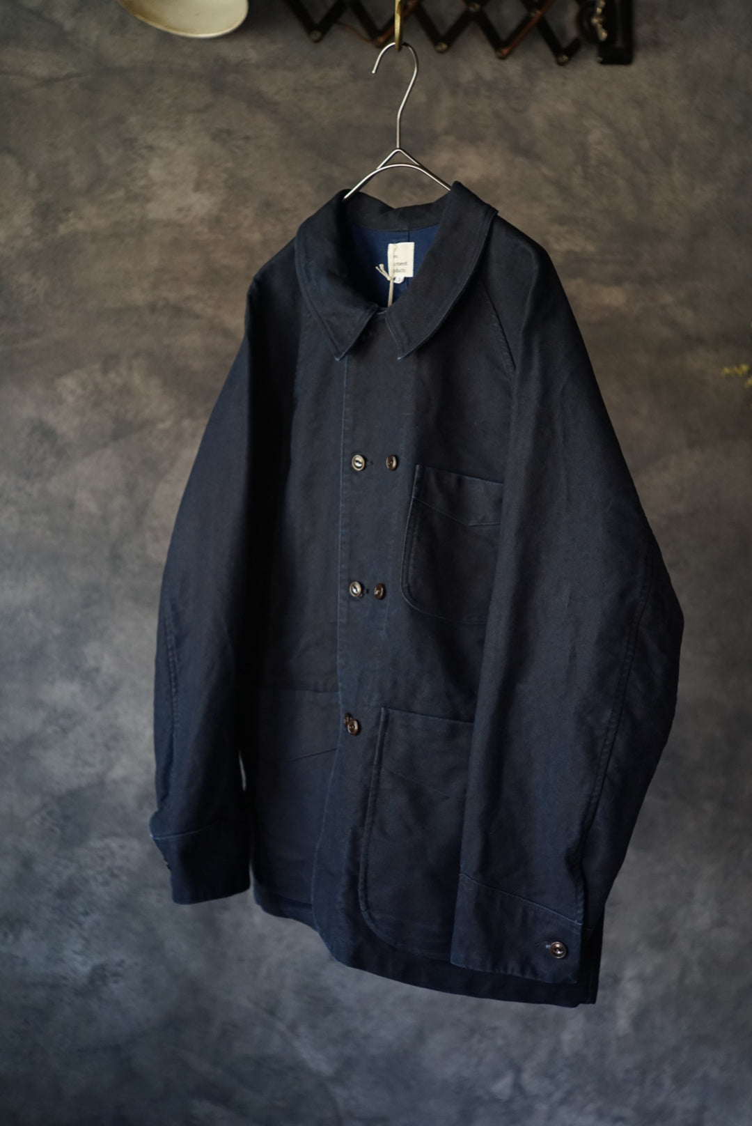 [Restock] Indigo Moleskin Double Breasted Coverall