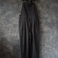 Organic cotton heather gray overalls III tapered type