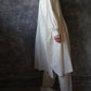 High count no collar bib dress 