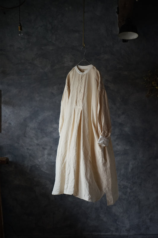 Hemp Cleric French Antique Shirt Dress