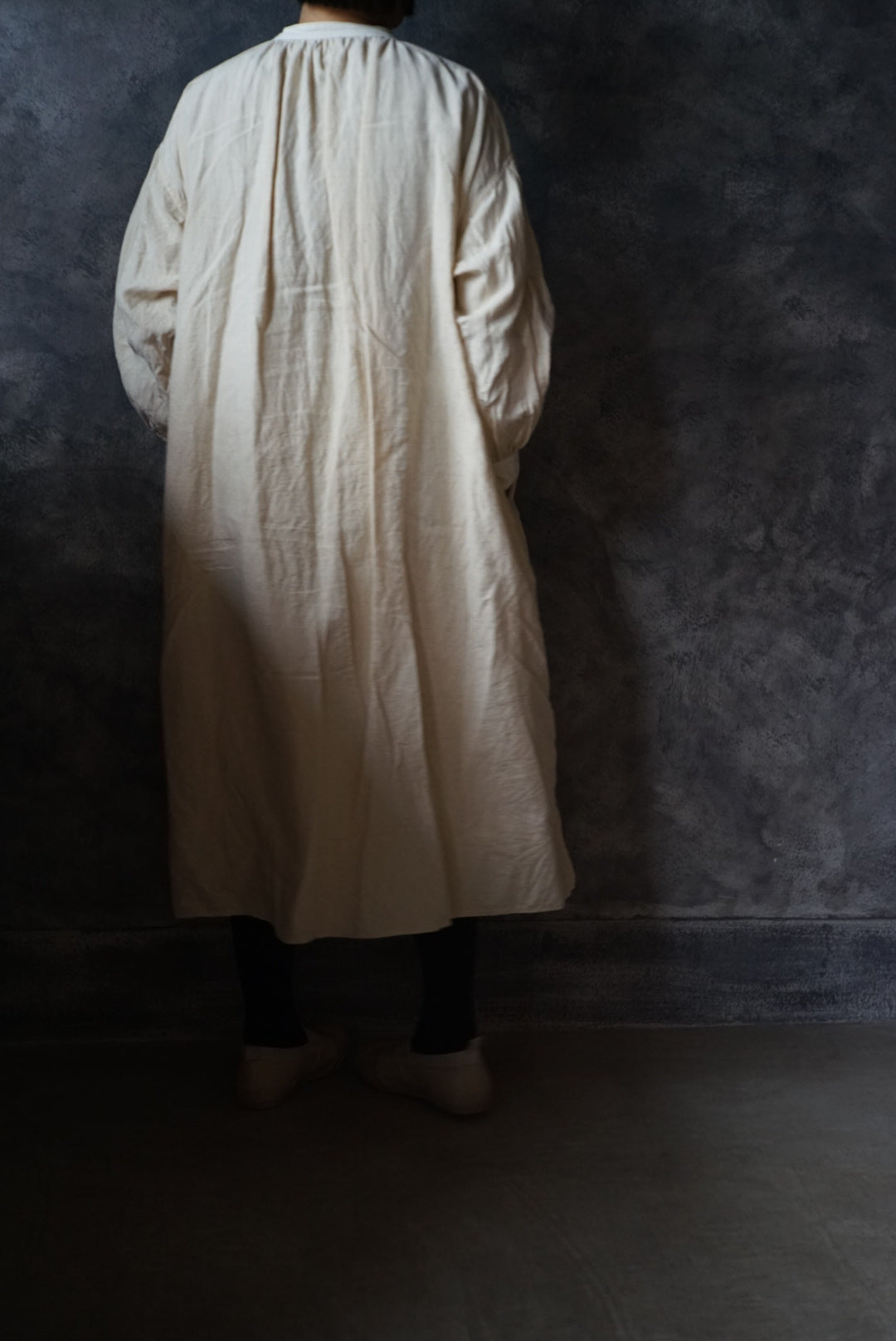 Hemp Cleric French Antique Shirt Dress