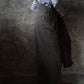 Organic cotton heather gray overalls III tapered type